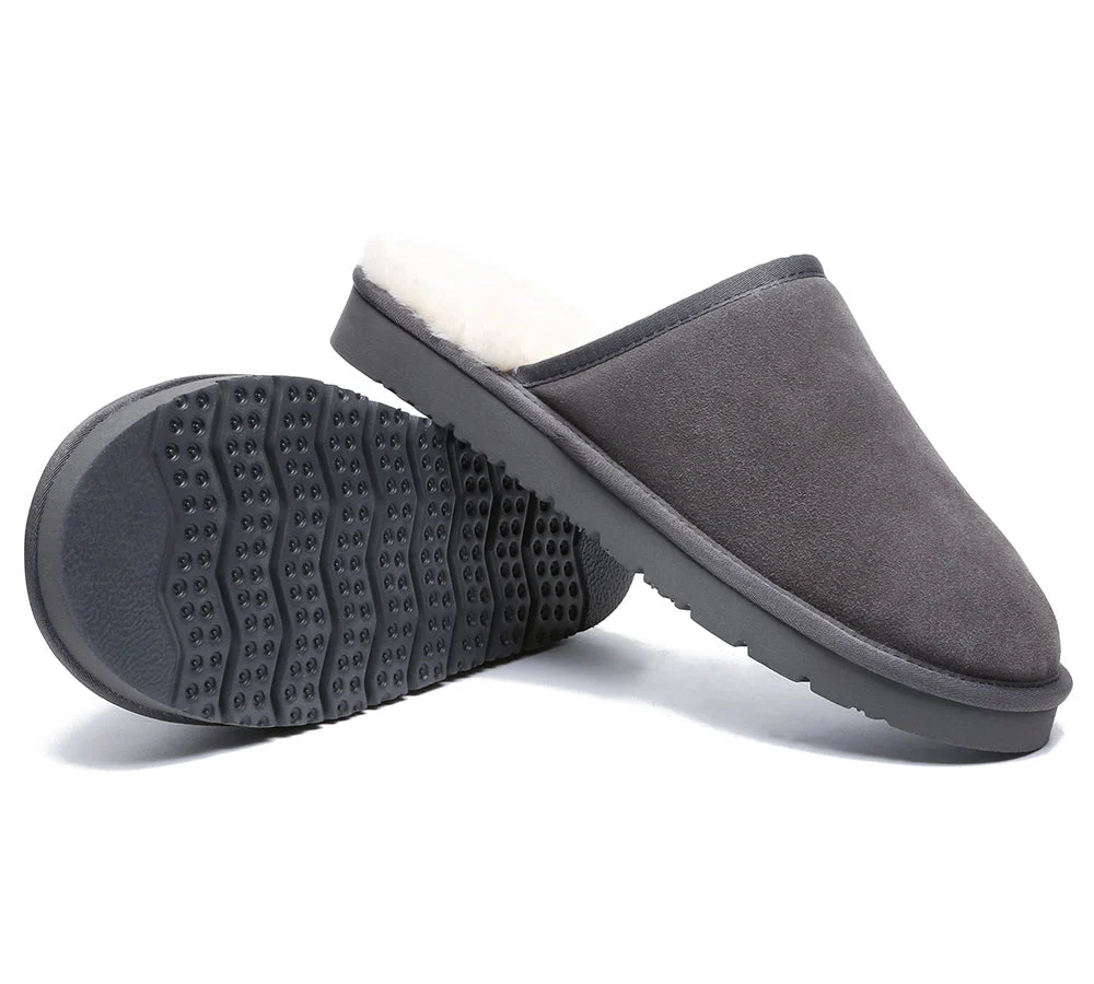AUSTRALIAN SHEPHERD® UGG Men Sheepskin Wool Slippers Cruz - Image 9