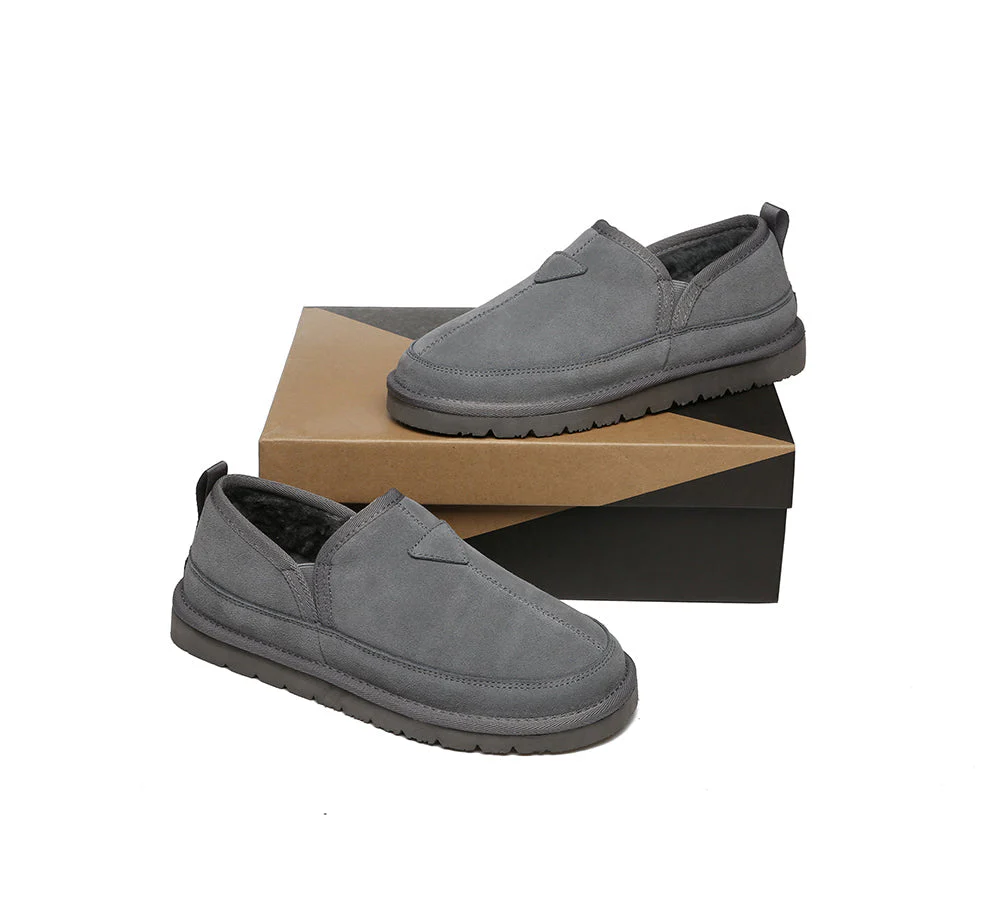 AUSTRALIAN SHEPHERD® UGG Men Sheepskin Wool Slippers Porter - Image 17