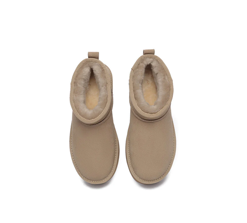 AUSTRALIAN SHEPHERD® UGG Sheepskin Wool Ankle Boots Ultra Platform Saylor - Image 14