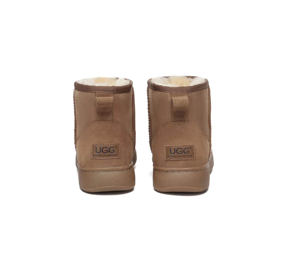 AUSTRALIAN SHEPHERD® UGG Sheepskin Wool Ankle Mini Classic Outdoor Boots - Image 6