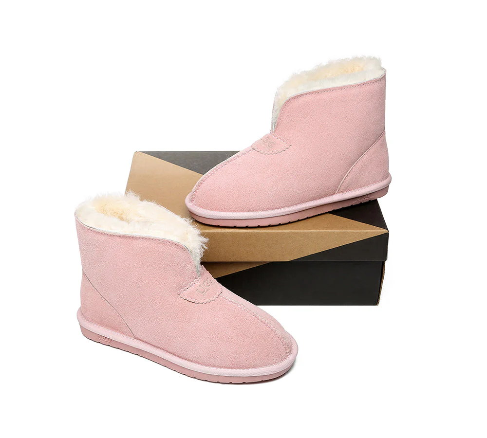 AUSTRALIAN SHEPHERD® UGG Sheepskin Wool Ankle Slippers Parker - Image 29
