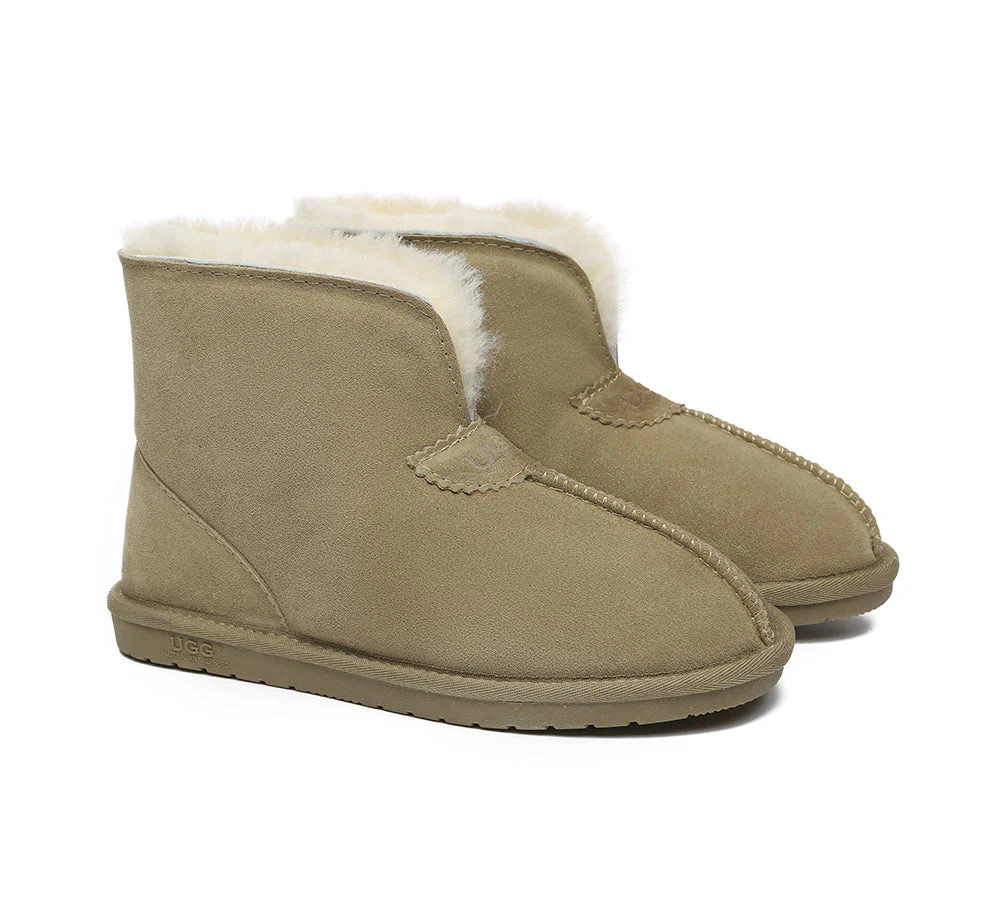 AUSTRALIAN SHEPHERD® UGG Sheepskin Wool Ankle Slippers Parker - Image 33