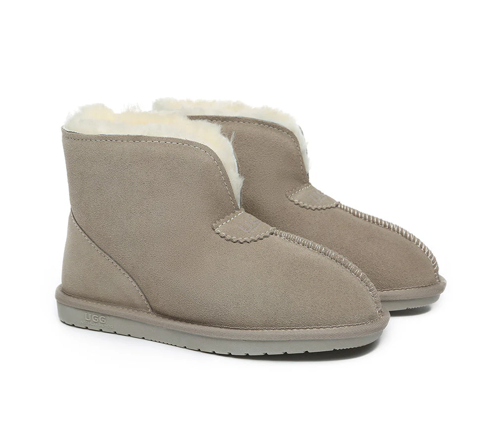 AUSTRALIAN SHEPHERD® UGG Sheepskin Wool Ankle Slippers Parker - Image 39