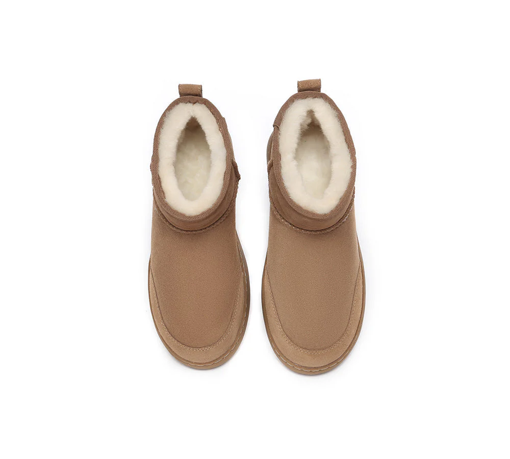 AUSTRALIAN SHEPHERD® UGG Sheepskin Wool Ankle Ultra Mini Outdoor Boots - Image 5