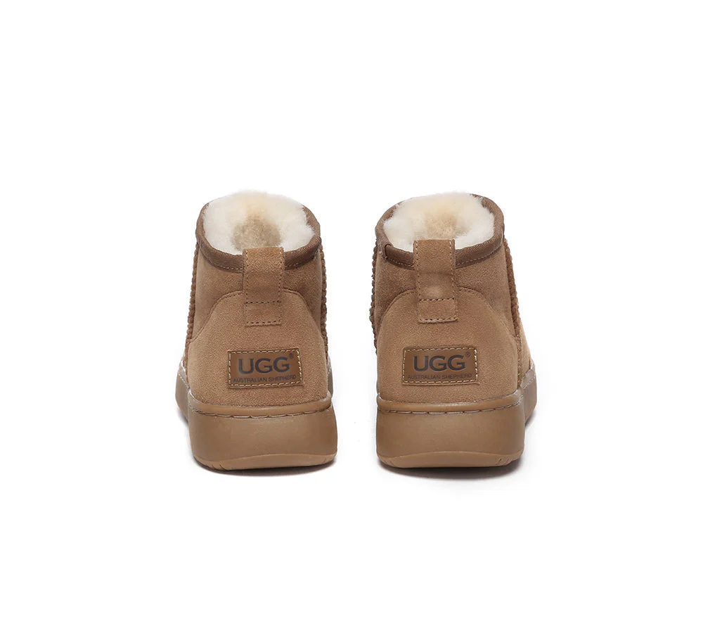 AUSTRALIAN SHEPHERD® UGG Sheepskin Wool Ankle Ultra Mini Outdoor Boots - Image 6