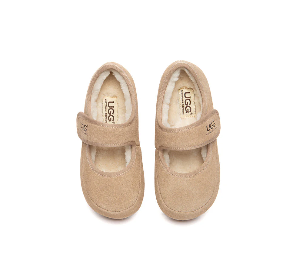 AUSTRALIAN SHEPHERD® UGG Slippers Kids Adjustable Strap Mary Jane Millie - Image 12