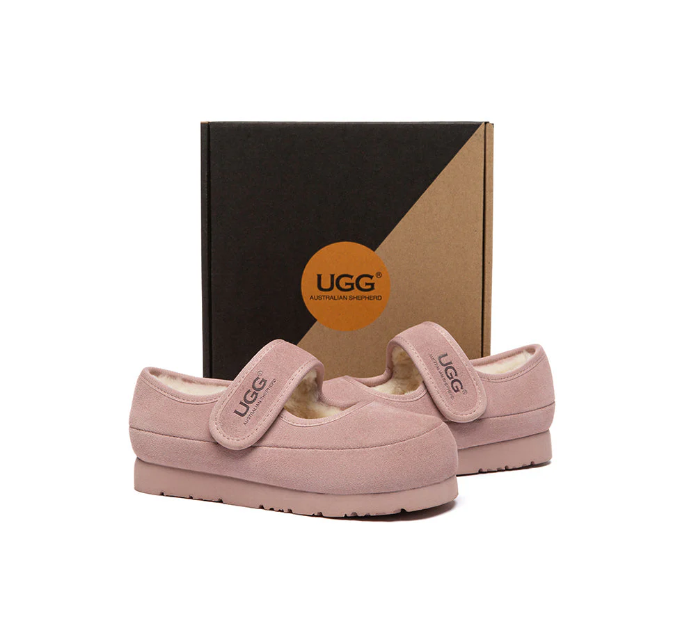 AUSTRALIAN SHEPHERD® UGG Slippers Kids Adjustable Strap Mary Jane Millie - Image 16