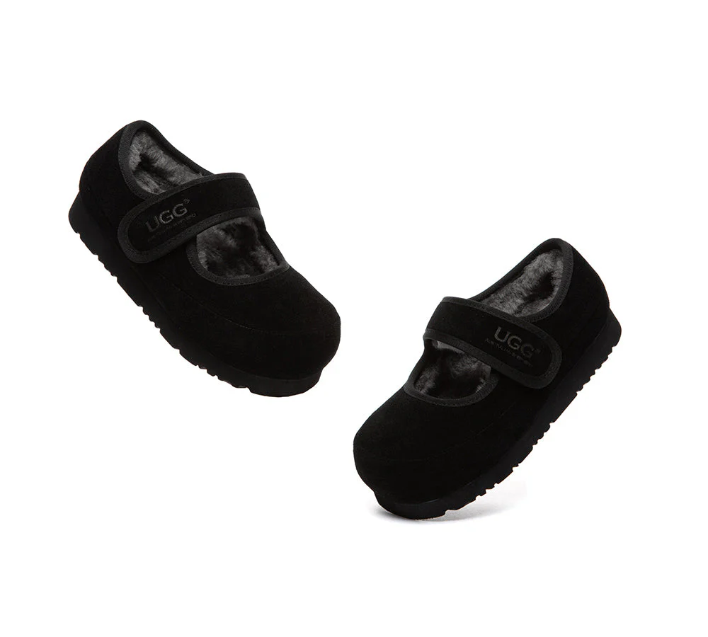 AUSTRALIAN SHEPHERD® UGG Slippers Kids Adjustable Strap Mary Jane Millie - Image 23