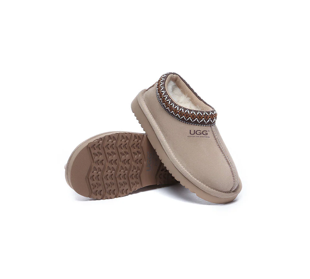 AUSTRALIAN SHEPHERD® UGG Slippers Kids Sheepskin Wool Ankle Tazzy Hippie - Image 15
