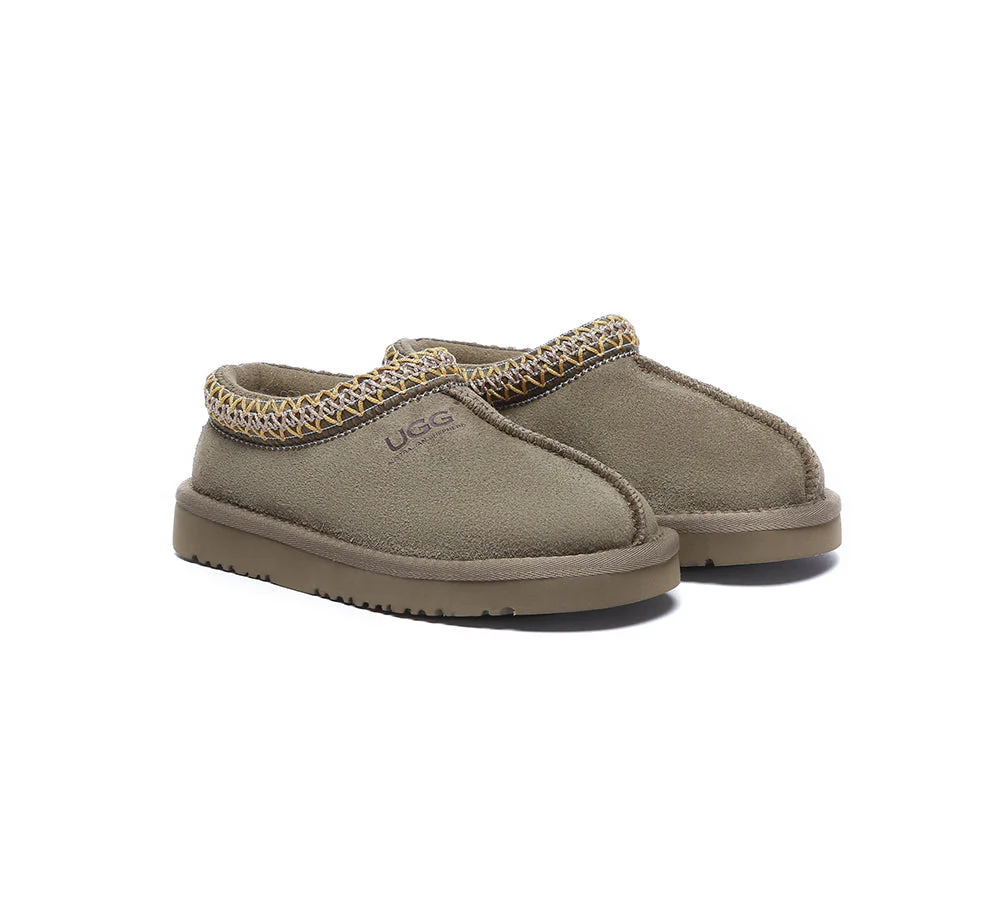 AUSTRALIAN SHEPHERD® UGG Slippers Kids Sheepskin Wool Ankle Tazzy Hippie - Image 20