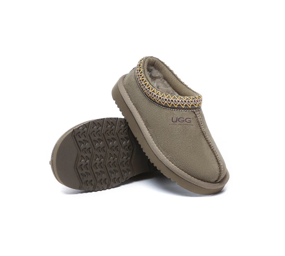AUSTRALIAN SHEPHERD® UGG Slippers Kids Sheepskin Wool Ankle Tazzy Hippie - Image 21