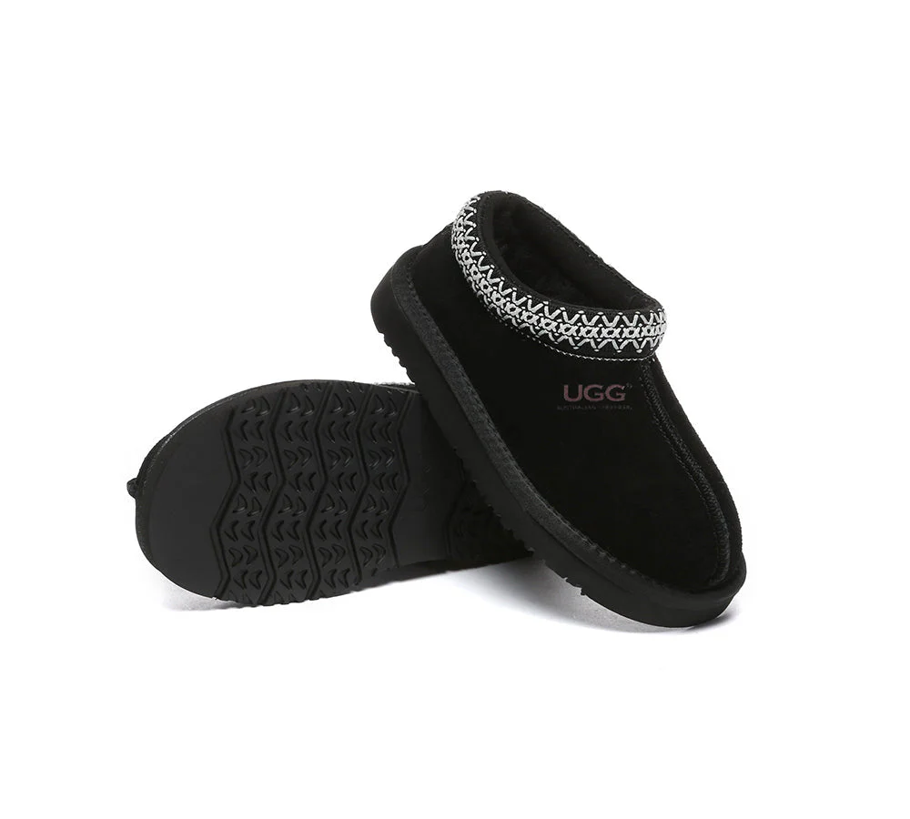 AUSTRALIAN SHEPHERD® UGG Slippers Kids Sheepskin Wool Ankle Tazzy Hippie - Image 27