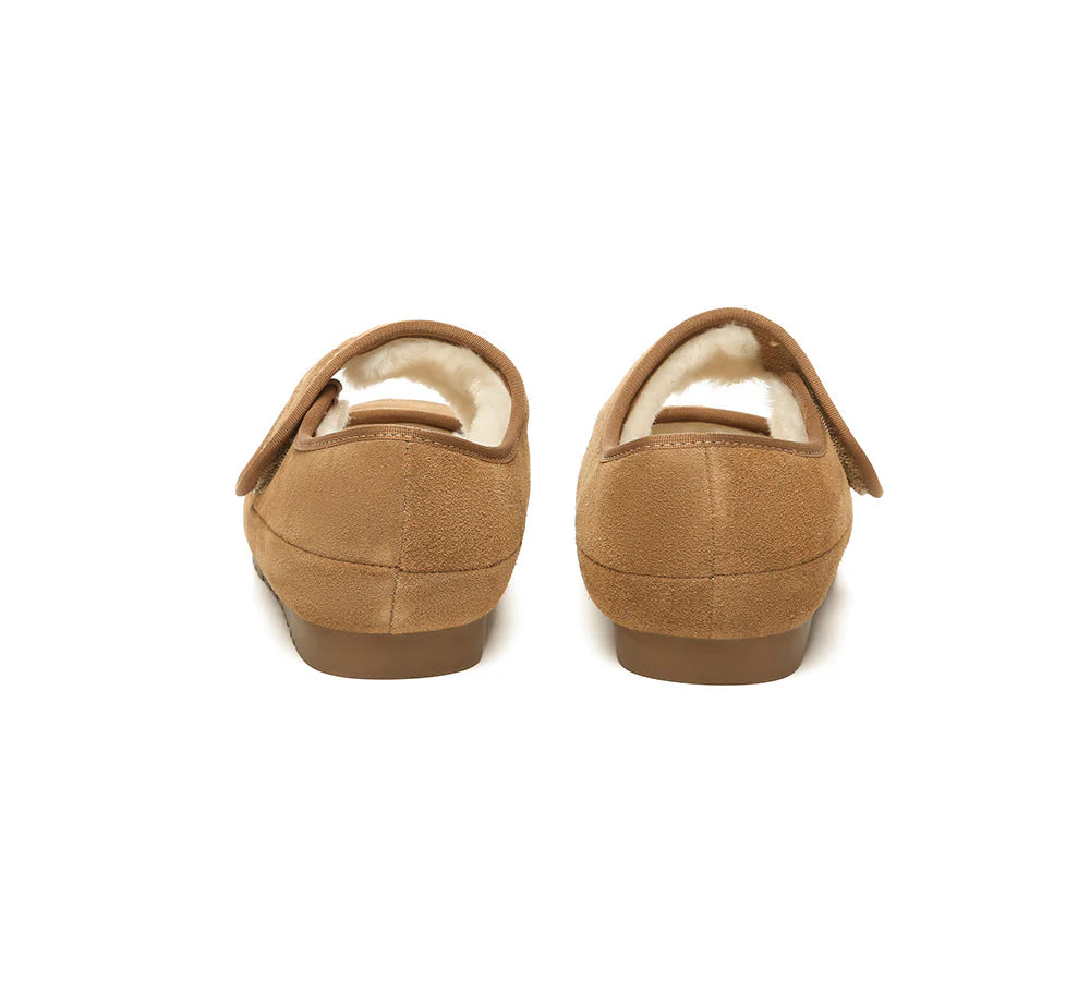 AUSTRALIAN SHEPHERD® UGG Slippers Sheepskin Wool Adjustable Strap Mary Jane Millie - Image 8