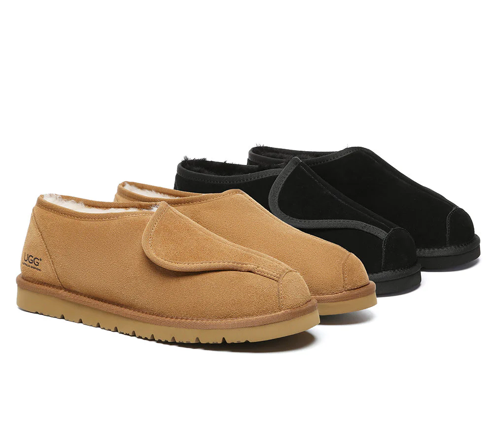AUSTRALIAN SHEPHERD® UGG Slippers Sheepskin Wool Adjustable Tristen