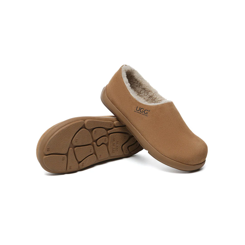 AUSTRALIAN SHEPHERD® UGG Slippers Sheepskin Wool Ankle Clog Brett - Image 4