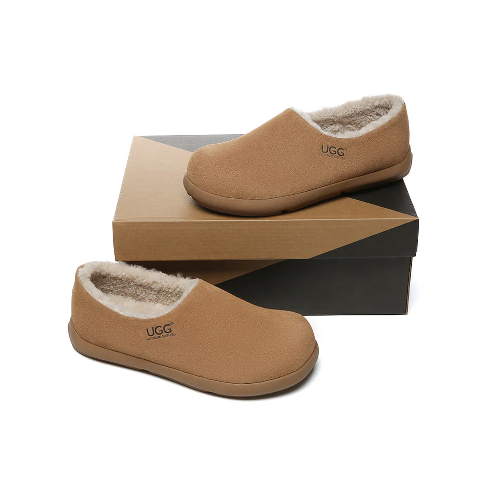 AUSTRALIAN SHEPHERD® UGG Slippers Sheepskin Wool Ankle Clog Brett - Image 5