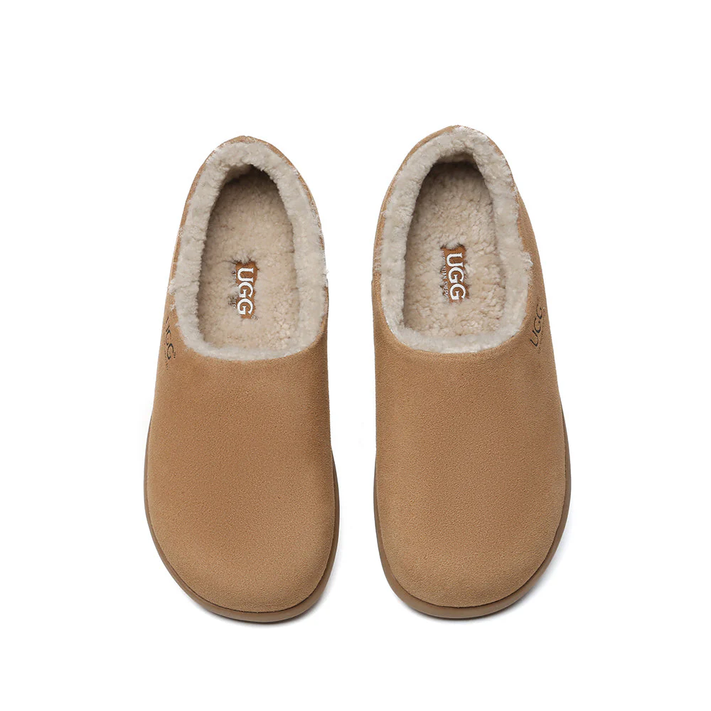AUSTRALIAN SHEPHERD® UGG Slippers Sheepskin Wool Ankle Clog Brett - Image 7