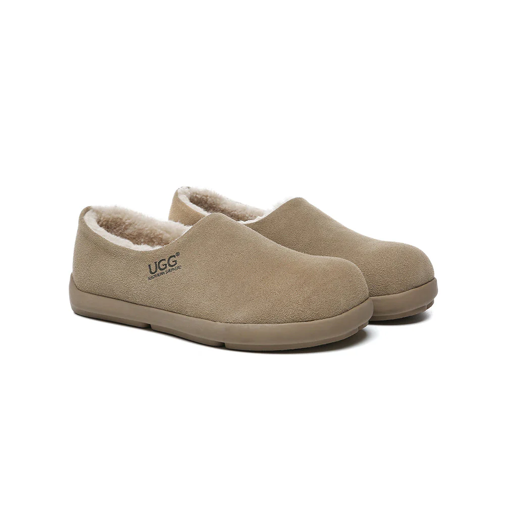 AUSTRALIAN SHEPHERD® UGG Slippers Sheepskin Wool Ankle Clog Brett - Image 9