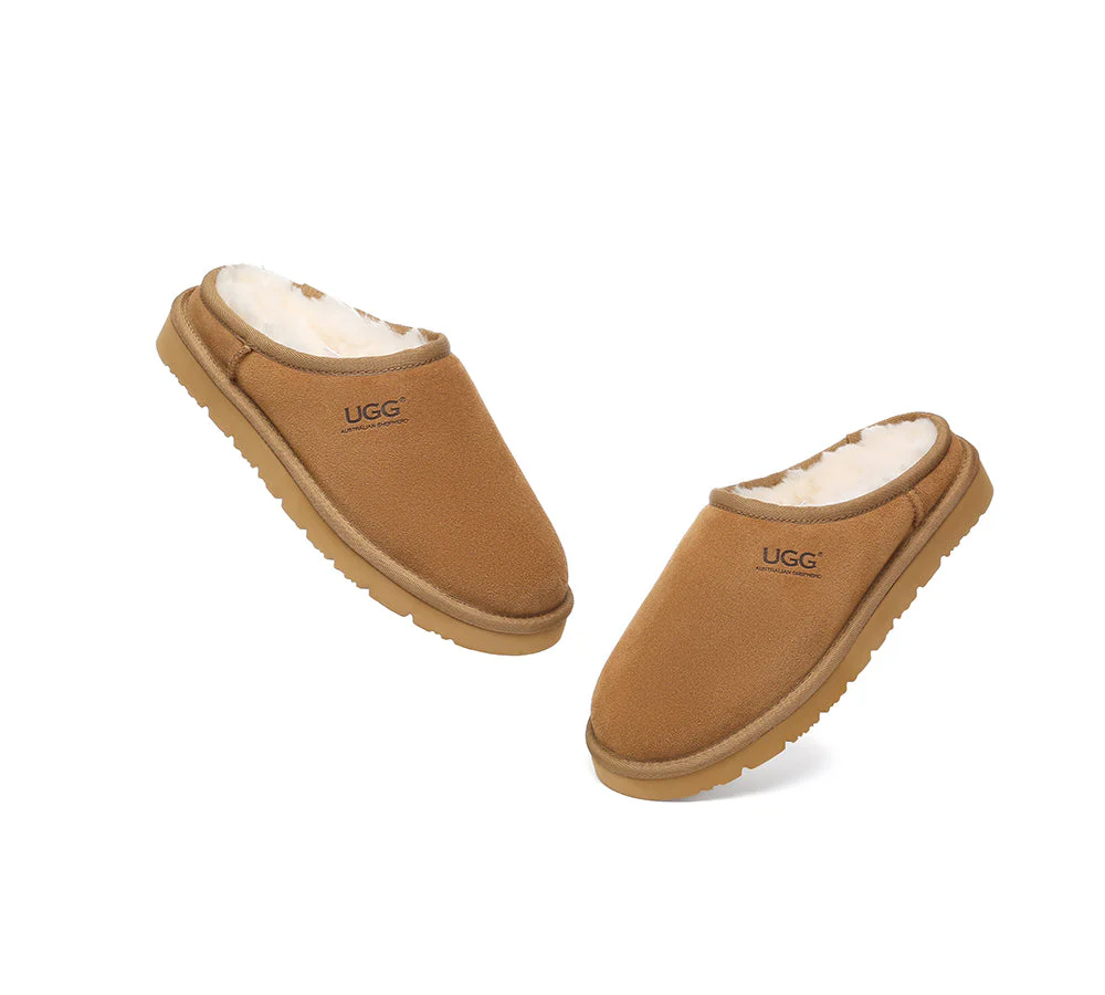 AUSTRALIAN SHEPHERD® UGG Slippers Sheepskin Wool Minimalist Classic Nano - Image 6