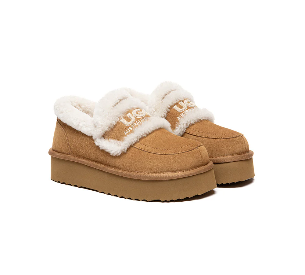 AUSTRALIAN SHEPHERD® UGG Slippers Women Platform Loafers Rilee - Image 2
