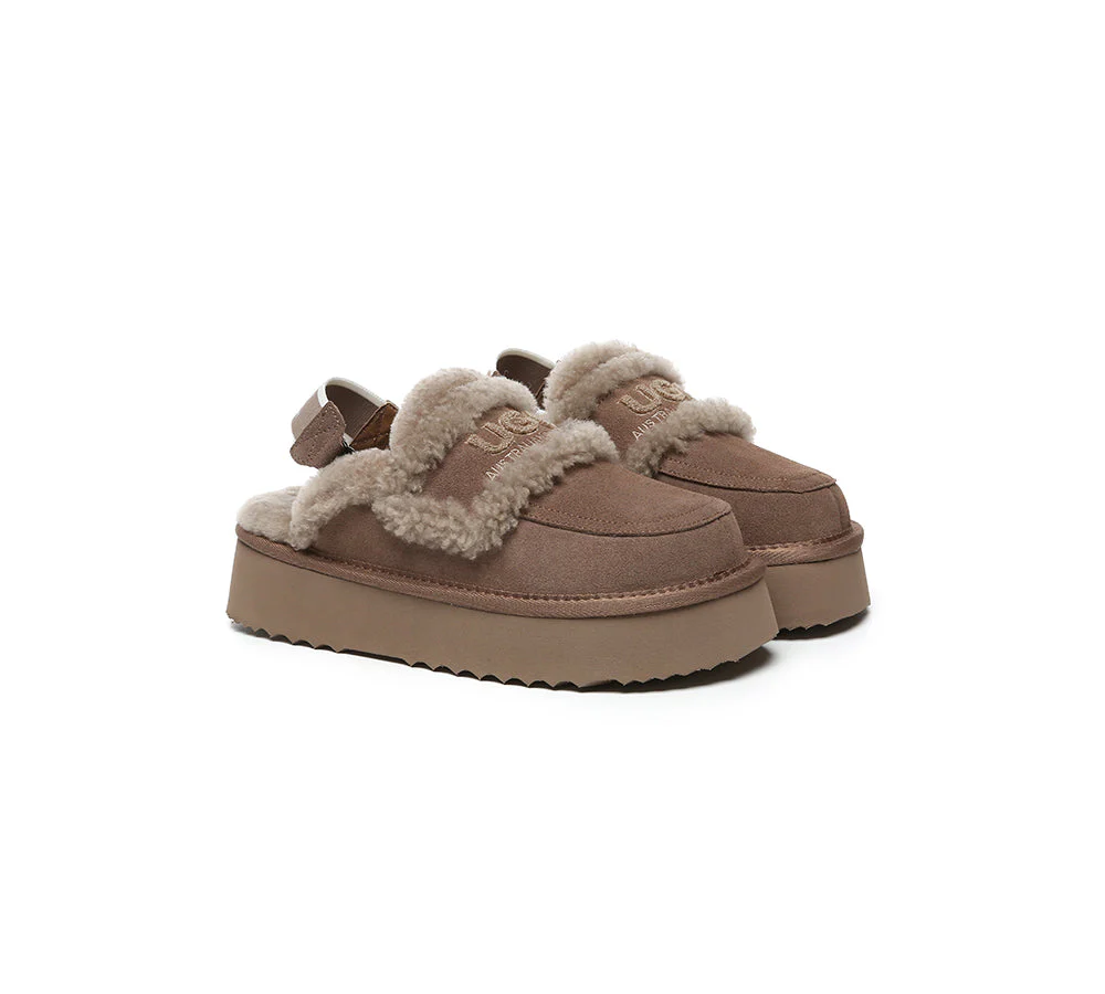 AUSTRALIAN SHEPHERD® UGG Slippers Women Removable Strap Slingback Platform Rilee - Image 10