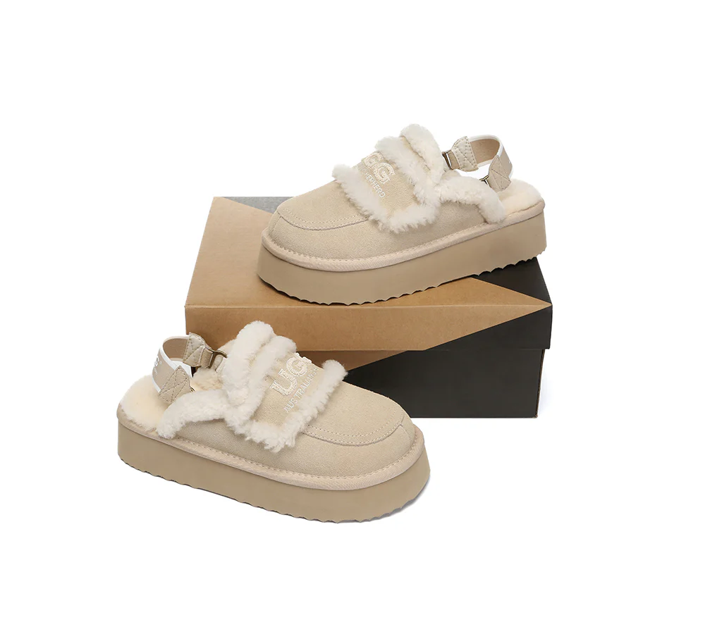 AUSTRALIAN SHEPHERD® UGG Slippers Women Removable Strap Slingback Platform Rilee - Image 19