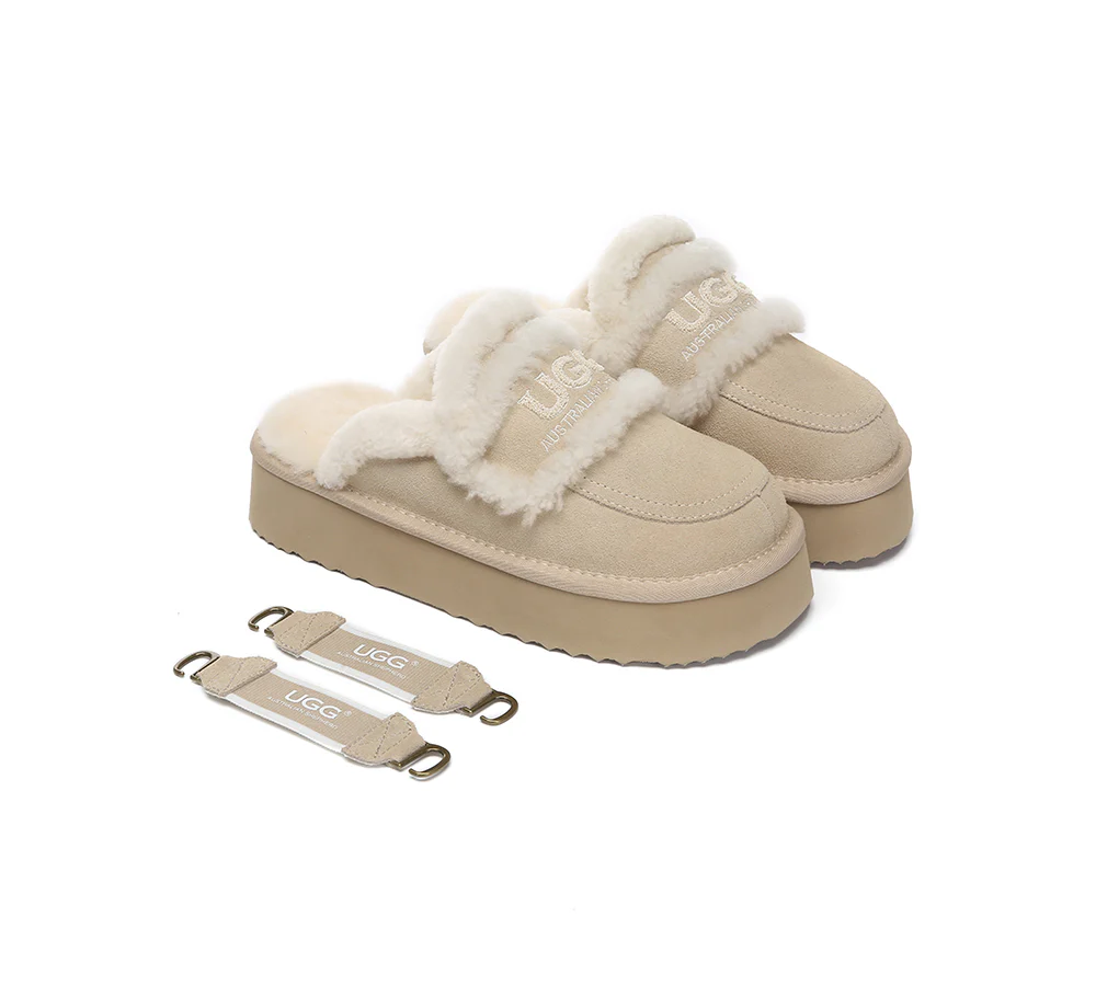 AUSTRALIAN SHEPHERD® UGG Slippers Women Removable Strap Slingback Platform Rilee - Image 23