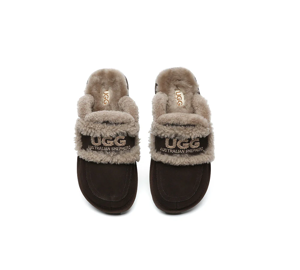 AUSTRALIAN SHEPHERD® UGG Slippers Women Sheepskin Wool Shearling Lined Rilee - Image 24