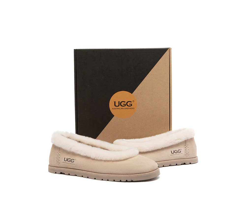 AUSTRALIAN SHEPHERD® UGG Slippers Women Sheepskin Wool Trim Milea - Image 10