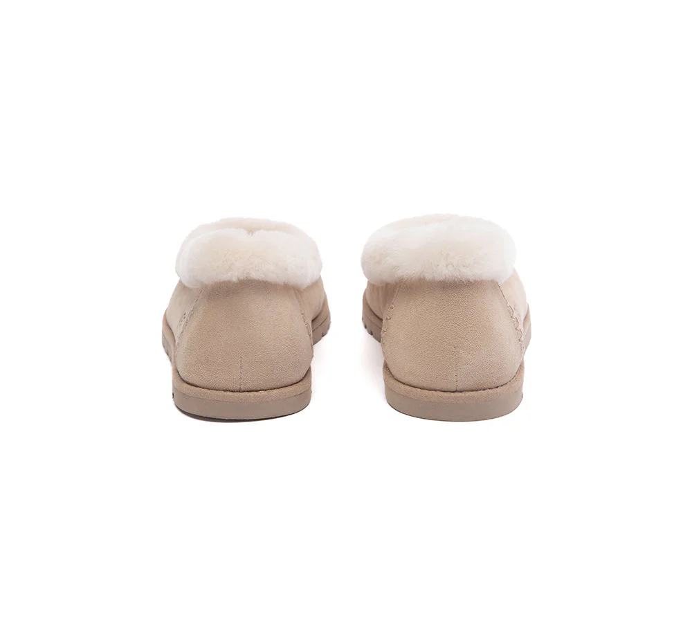 AUSTRALIAN SHEPHERD® UGG Slippers Women Sheepskin Wool Trim Milea - Image 13