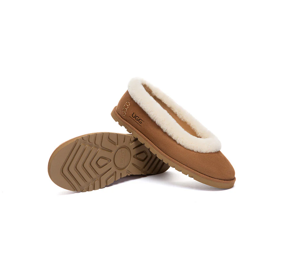 AUSTRALIAN SHEPHERD® UGG Slippers Women Sheepskin Wool Trim Milea - Image 3