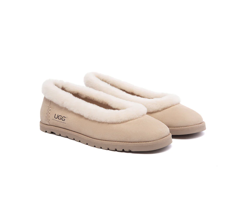 AUSTRALIAN SHEPHERD® UGG Slippers Women Sheepskin Wool Trim Milea - Image 8