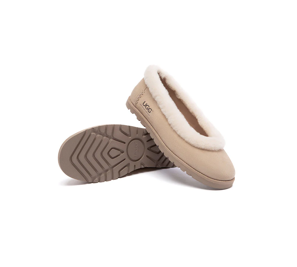 AUSTRALIAN SHEPHERD® UGG Slippers Women Sheepskin Wool Trim Milea - Image 9