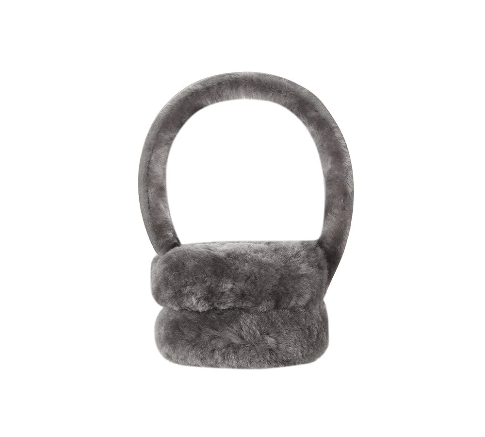 AUSTRALIAN SHEPHERD® UGG Women Adjustable Sheepskin Wool Earmuff Connie - Image 28