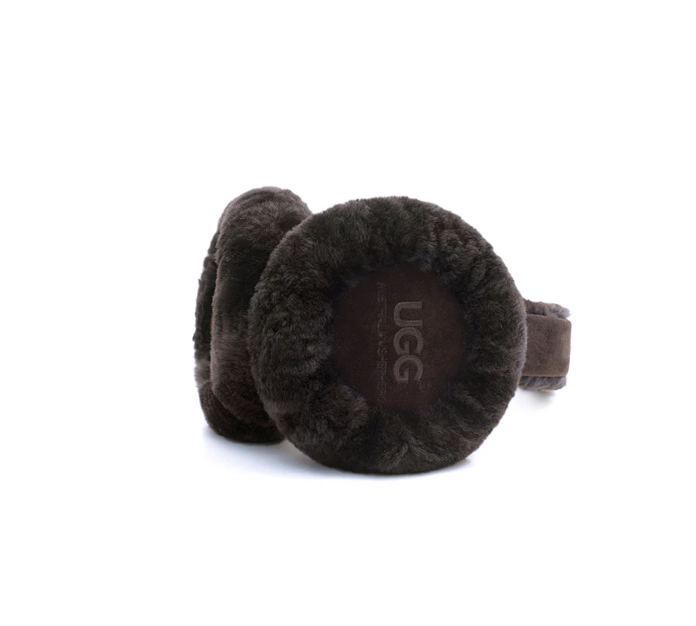 AUSTRALIAN SHEPHERD® UGG Women Adjustable Sheepskin Wool Earmuff Connie - Image 39