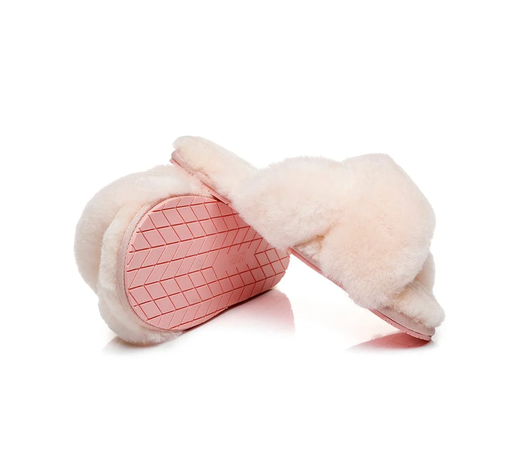 AUSTRALIAN SHEPHERD® UGG Women Crossover Fluffy Slides Linty - Image 14
