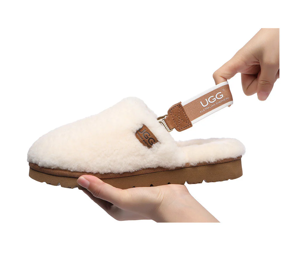 AUSTRALIAN SHEPHERD® UGG Women Removable Strap Slingback Slippers Kamari - Image 9