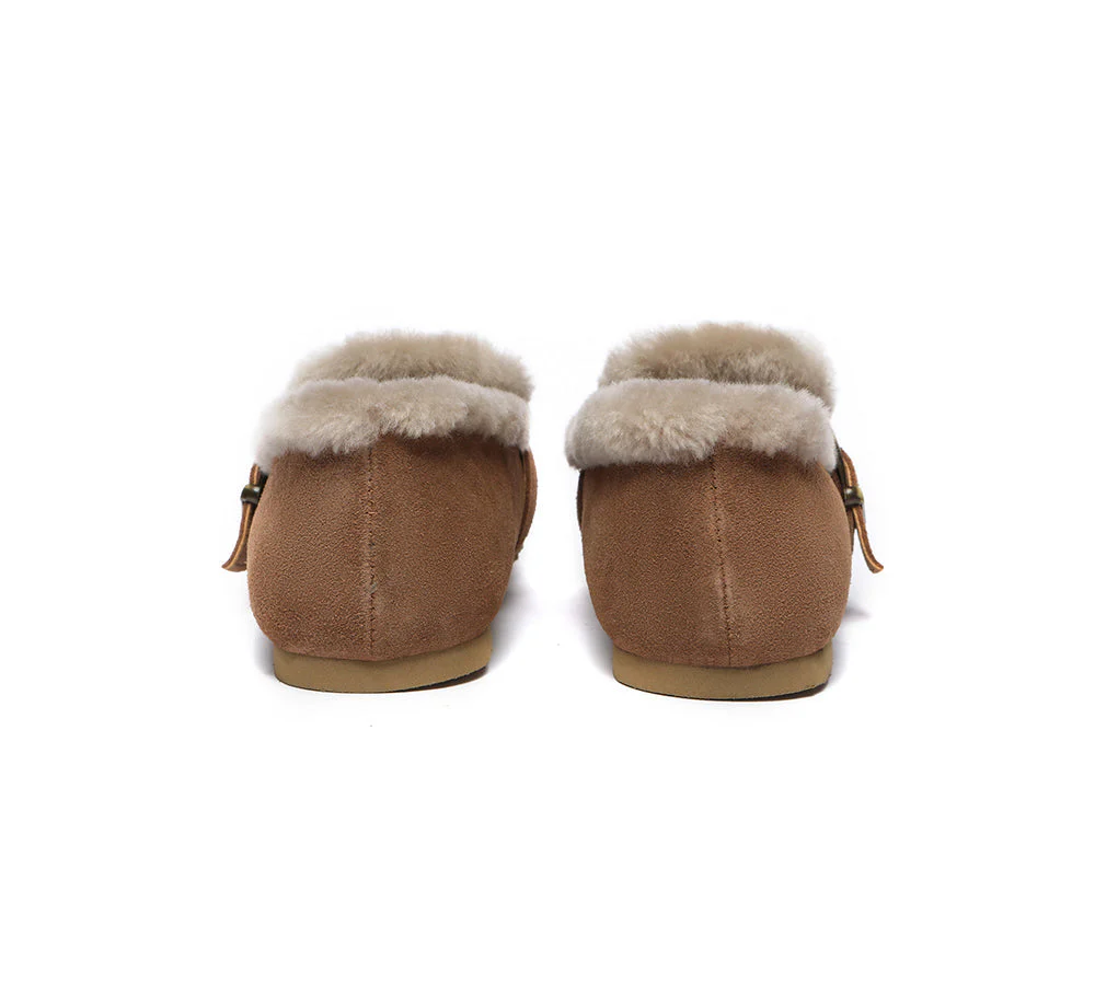 AUSTRALIAN SHEPHERD® UGG Women Shearling Lined Suede Slippers Mona - Image 7