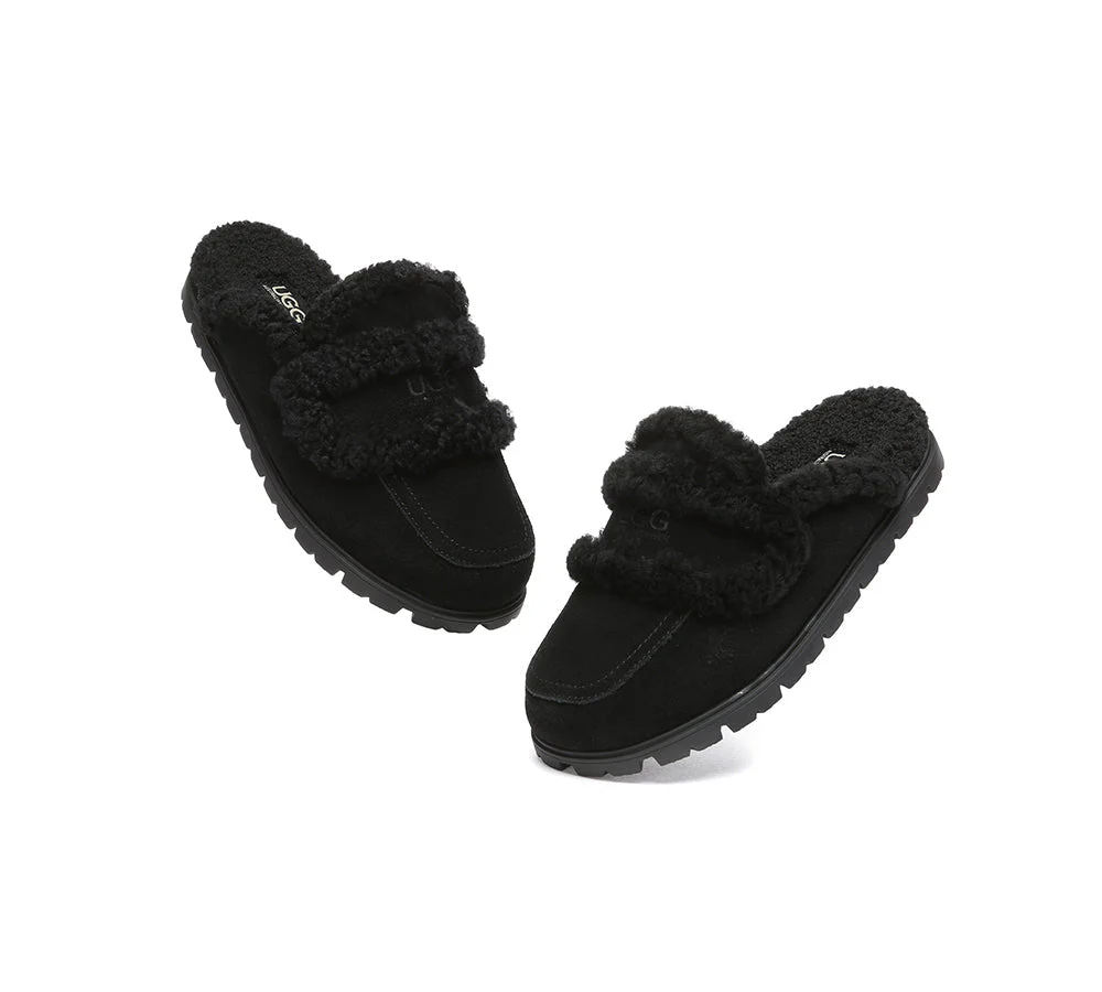 AUSTRALIAN SHEPHERD® UGG Women Sheepskin Wool Shearling Lined Slippers Remi - Image 11