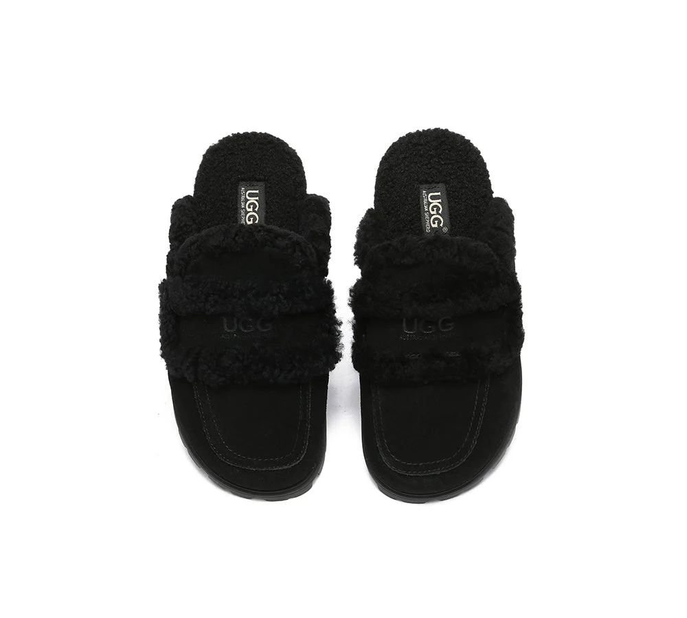 AUSTRALIAN SHEPHERD® UGG Women Sheepskin Wool Shearling Lined Slippers Remi - Image 12