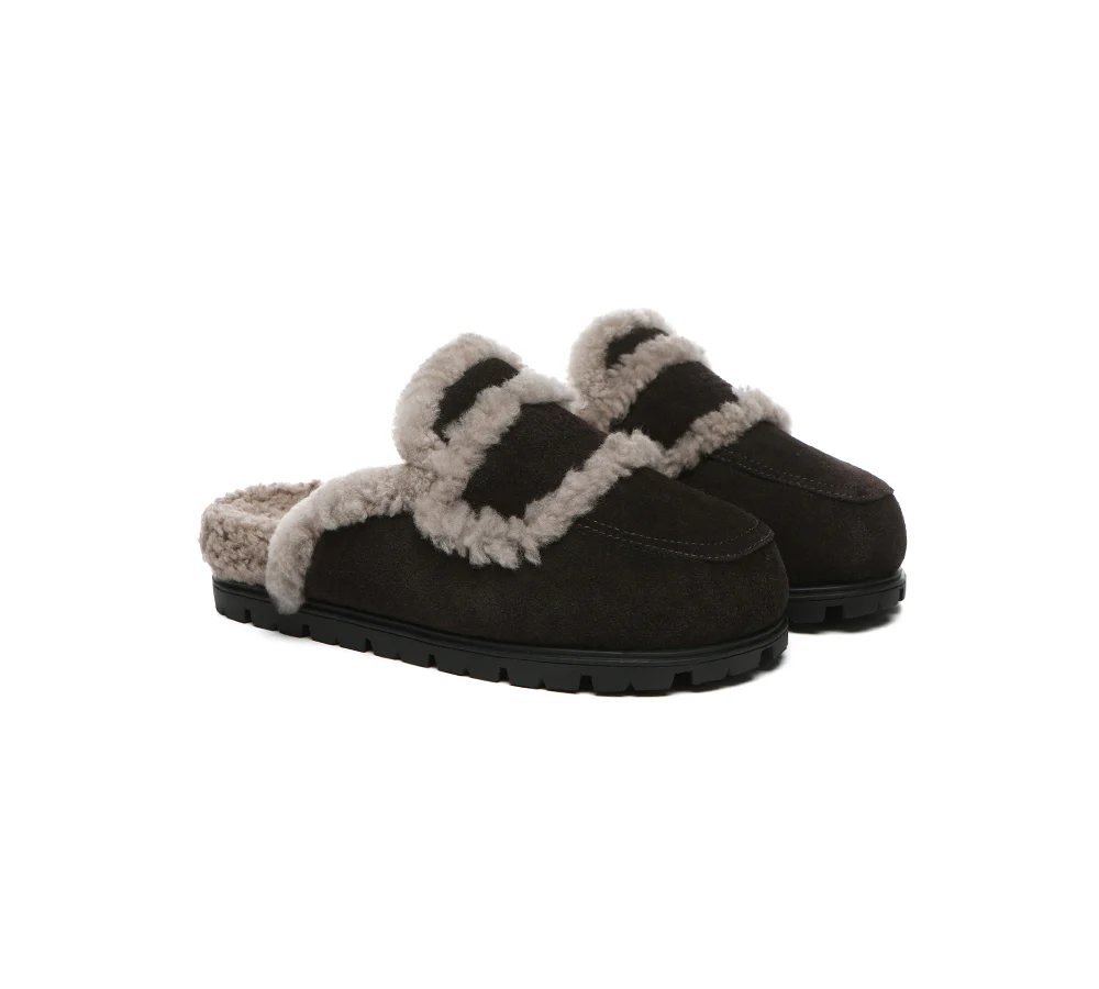 AUSTRALIAN SHEPHERD® UGG Women Sheepskin Wool Shearling Lined Slippers Remi - Image 14