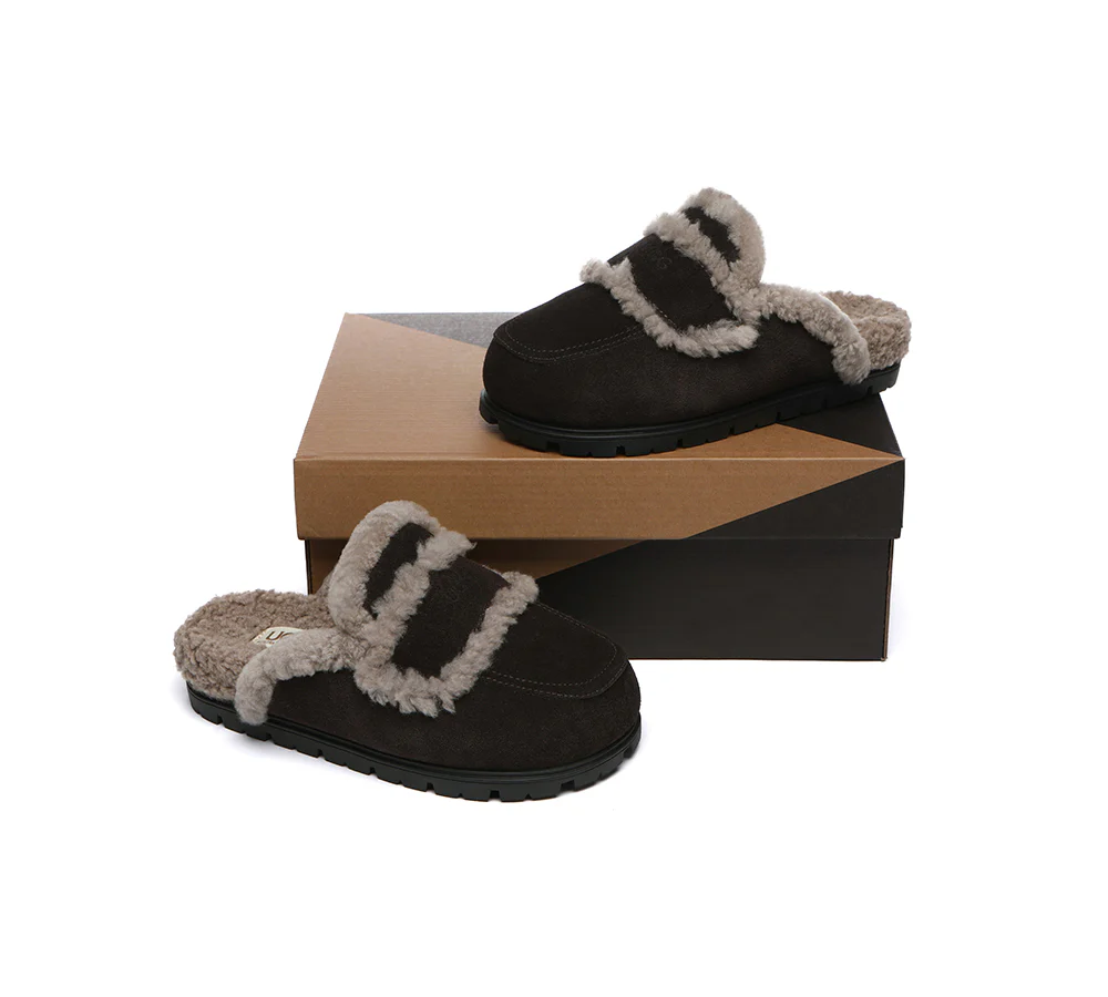 AUSTRALIAN SHEPHERD® UGG Women Sheepskin Wool Shearling Lined Slippers Remi - Image 16