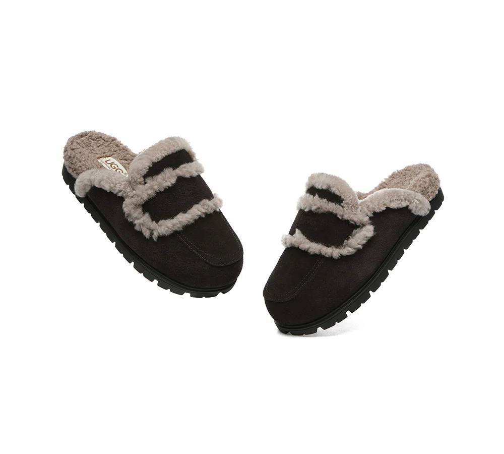 AUSTRALIAN SHEPHERD® UGG Women Sheepskin Wool Shearling Lined Slippers Remi - Image 17