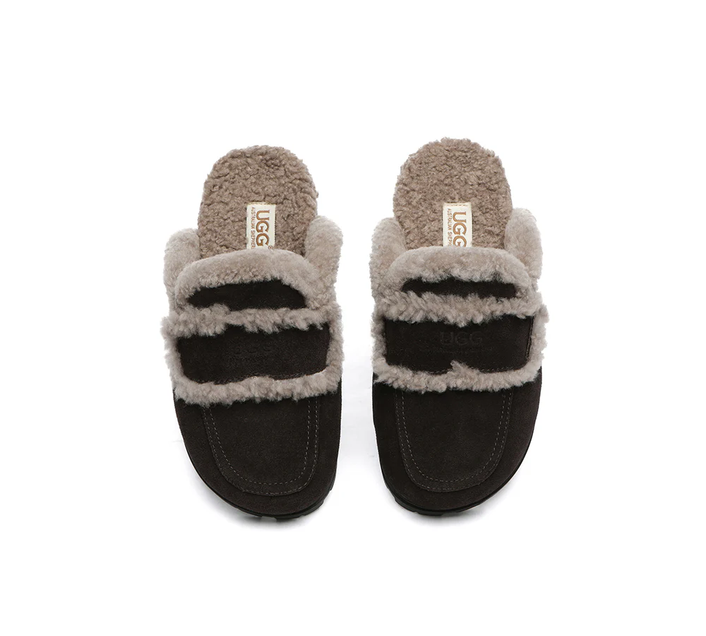 AUSTRALIAN SHEPHERD® UGG Women Sheepskin Wool Shearling Lined Slippers Remi - Image 18