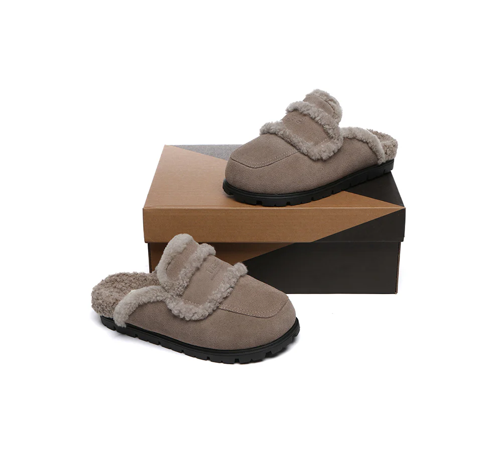 AUSTRALIAN SHEPHERD® UGG Women Sheepskin Wool Shearling Lined Slippers Remi - Image 22