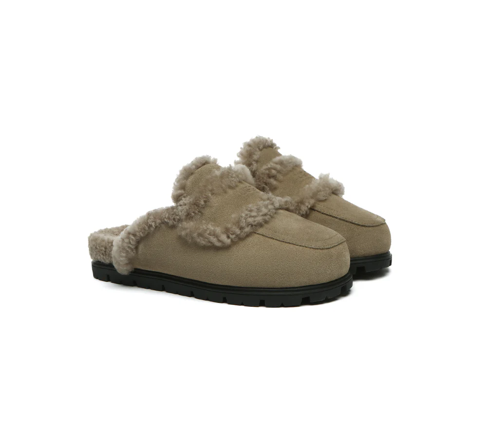 AUSTRALIAN SHEPHERD® UGG Women Sheepskin Wool Shearling Lined Slippers Remi - Image 26
