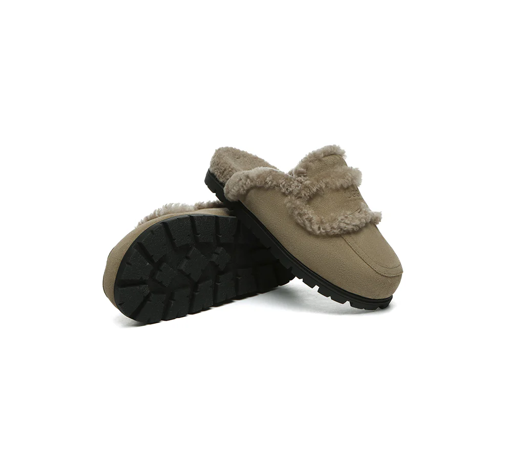 AUSTRALIAN SHEPHERD® UGG Women Sheepskin Wool Shearling Lined Slippers Remi - Image 27