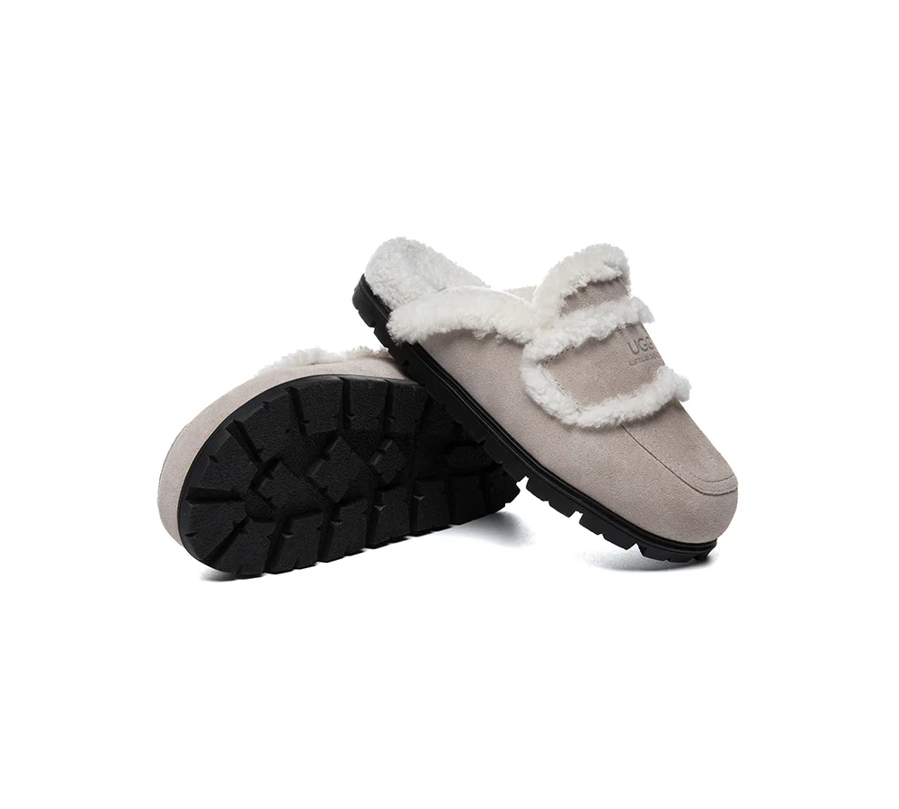 AUSTRALIAN SHEPHERD® UGG Women Sheepskin Wool Shearling Lined Slippers Remi - Image 33