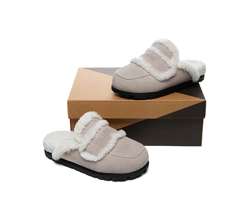 AUSTRALIAN SHEPHERD® UGG Women Sheepskin Wool Shearling Lined Slippers Remi - Image 34