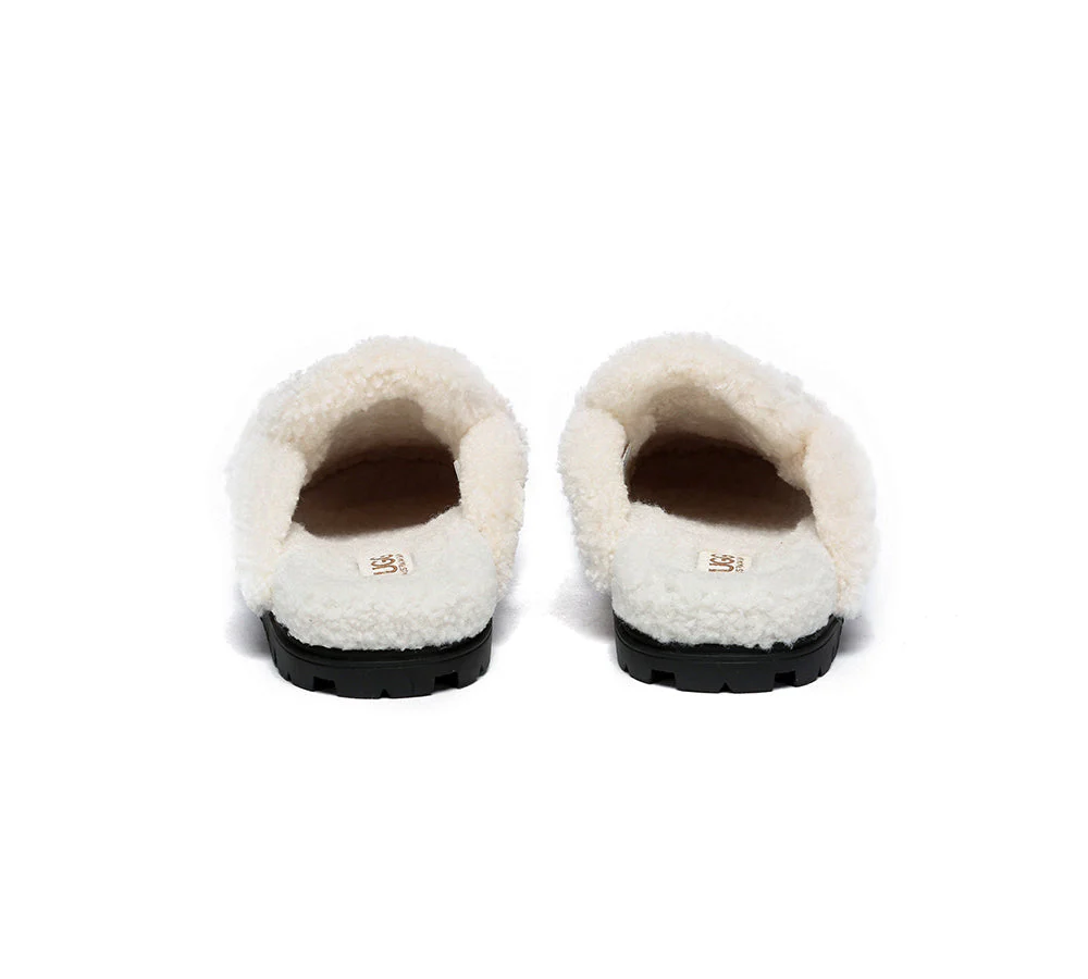 AUSTRALIAN SHEPHERD® UGG Women Sheepskin Wool Shearling Lined Slippers Remi - Image 7